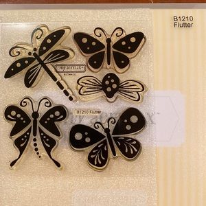 Flutter stamps from close to my heart